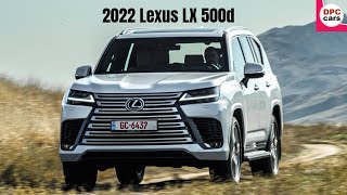 2022 Lexus LX 500d Driving  Interior Exterior [upl. by Akemaj]