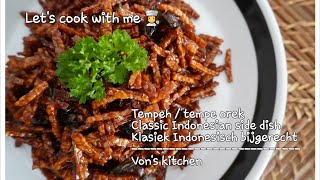 How to cook Tempeh in the classic wayIndonesian side dish  Tempeh  Tempe orek  VK37 tempeh [upl. by Fowle489]