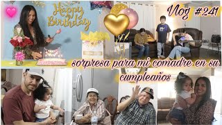 🥳SORPRESA PARA MI COMADRE EN SU CUMPLEAÑOS 🥰🎂  Familia Varela 💕 [upl. by Ahsela]