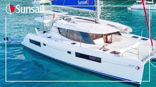 SUNSAIL • Nouveau catamaran  le Sunsail 454 [upl. by Daj]