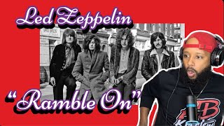 FIRST TIME HEARING  LED ZEPPELIN  quotRAMBLE ONquot  ROCK BAND REACTION [upl. by Ayatan]