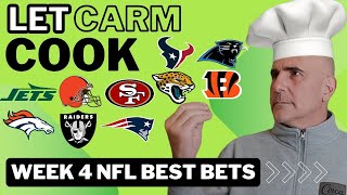 Best NFL Week 4 Predictions Picks and Bets  Let Carm Cook  2024 Weekly NFL Picks [upl. by Ariaz]