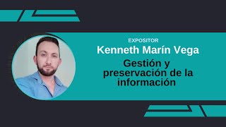 Gestión y preservación de la información Kennet Marin [upl. by Biron]