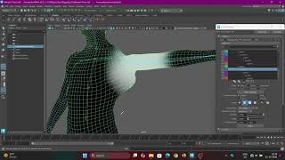 Rigging Weight Paint in Maya [upl. by Kemeny]