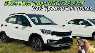 2024 Tata Tiago NRG XZA AMT Full Detailed Review ♥️ Features amp Price New Tata Logo Tiago [upl. by Maximo]