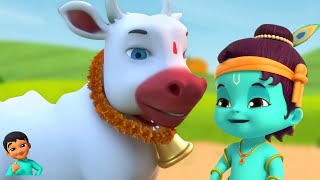 Meri Gaiya Cow Song  मेरी गैय्या  Hindi Nursery Rhymes  Kids Songs by TridevHindiRhymes [upl. by Giardap]