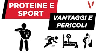 Proteine e sport vantaggi e pericoli [upl. by Ardnalahs347]