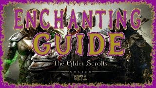 Elder Scrolls Online  Enchanting Guide  Glyphs Explained amp all Known Rune Translations  HD [upl. by Ssegrub]