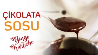 Çikolata Sosu Nasıl Yapılır  Akışkan Tatlı Sosu🌟 [upl. by Haramat]