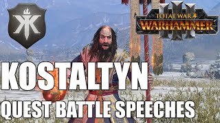 Kostaltyn Quest Battle Speeches [upl. by Nolava]