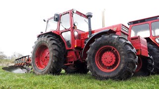 Volvo BM 814 Turbo  5 furrow Kverneland Plow on work in the field [upl. by Rekrap702]