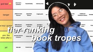 tier ranking book tropes i make the rules 😀🤚 [upl. by Ntsyrk]