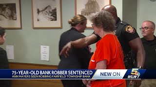 75yearold Ohio woman sentenced after pleading guilty to robbing bank [upl. by Madden]