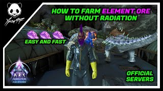 How To Farm ELEMENT ORE Without RADIATION  ARK Survival Ascended [upl. by Bianca]