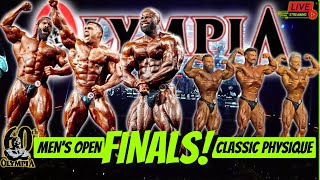 🚨LIVE  2024 Mr Olympia FINALS  Mens Open Bodybuilding  Classic Physique  WATCH PARTY [upl. by Ycul]