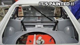 Datsun 280z Engine Bay  InteriorCage Painted [upl. by Eardnaed]