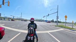 Truck Running red light Intersection Hell Frederick MD [upl. by Rebmak566]