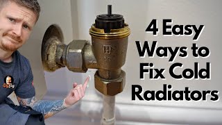 How to Fix a Cold Radiator 4 Easy Ways  DIY Plumbing [upl. by Marylou]