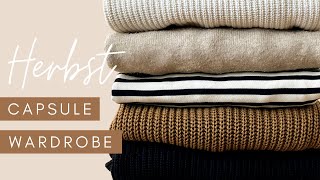 CAPSULE WARDROBE  Herbst  slowfashion [upl. by Brittan]