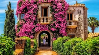 BORMES LES MIMOSAS  THE MOST BEAUTIFUL VILLAGES IN FRANCE  A TRUE FLOWER PARADISE [upl. by Maegan]