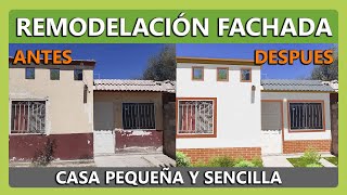 Remodelar fachada de casa 🏡 01  Fachada de casa pequeña  🟢Pintar Fachadas en Photoshop [upl. by Atikahc281]