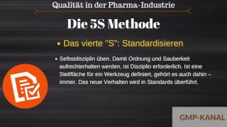 5S GMP Pharma USP FDA [upl. by Akimad]