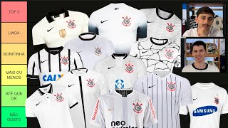 RANKEANDO AS CAMISAS BRANCAS DO CORINTHIANS [upl. by Sedinoel492]