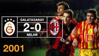 Nostalji Maçlar  Galatasaray 2  0 Milan  07032001 [upl. by Gnohc]