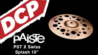 Paiste PSTX Swiss Splash Cymbal 10quot [upl. by Licha441]