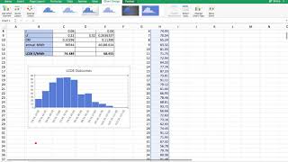 LCOE and Monte Carlo Simulation in Excel 2016 [upl. by Ettenrahs]