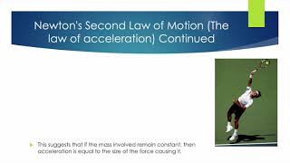 Alevel PE  Biomechanical Principles  Newtons Laws of Motion [upl. by Ahsikyw926]