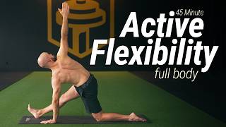 45 Minute Active Flexibility Workout Balance  Stretch  Follow Along No Talking [upl. by Assiron]