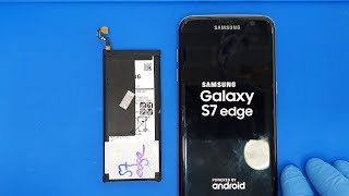 Samsung Galaxy S7 Edge Batarya Değişimi samsunggalaxys7edge [upl. by Aerbma]