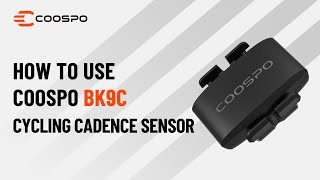 How to Use Coospo BK9C Cycling Cadence Sensor [upl. by Ydnab]