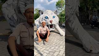 ADA OGOHOGOH MACAN DI BELAKANG IJAN 😱 shorts ogohogoh hantu pocong [upl. by Nibbor]