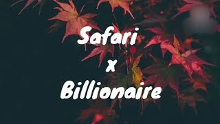 Sarena x Otilia  Safari x Billionaire  Lyrics video [upl. by Darrill]