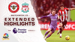 Brentford v Liverpool  PREMIER LEAGUE HIGHLIGHTS  2172024  NBC Sports [upl. by Atela]