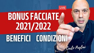 Bonus Facciate 90 Guida aggiornata 11 Dic 2021 benefici e condizioni [upl. by Nwahsad874]