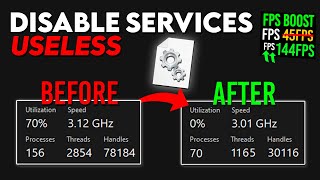 DISABLE these SERVICES to Completely OPTIMIZE Windows for Gaming amp Performance  2024 [upl. by Suicul893]