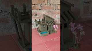 Miniature clay house 🏠 ll clayhouse mudhouse [upl. by Akiem]