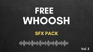 40 FREE CINEMATIC WHOOSH Sound Effects No Copyright 🚀 [upl. by Walburga110]