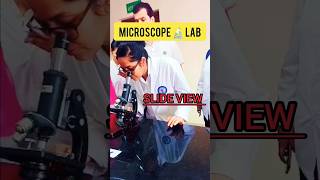 MICROSCOPE 🔬 LABORATORY SLIDE VIEW  ANATOMY DEMO CLASSytshorts shortsfeed medicalcollege [upl. by Alden]