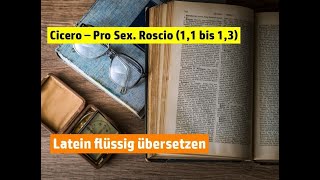 Latein flüssig übersetzen  Cicero Pro Sexto Roscio 11 bis 13 [upl. by Asilla]