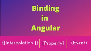 Part 4 Angular Tutorial  Binding in Angular 10  Angular Interview Questions and answers angular [upl. by Windy]