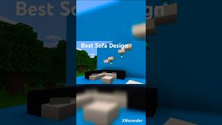 Best Sofa Design minecraft buildingfun fun shortviral gaming [upl. by Prestige]