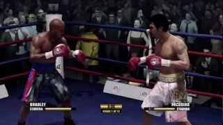 Manny Pacquiao vs Tim Bradley Full Fight Welterweight Championship Boxing Breakdown Sim [upl. by Amalberga]