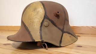 How to camouflage your world war 1 Stahlhelm [upl. by Kcarb42]