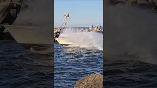 Grady White Shows Off Its Might As It Heads Back Through The Manasquan Inlet [upl. by Richmond336]