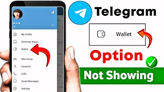 Telegram wallet option not showing  Telegram wallet show nahi ho raha hai Telegram wallet not show [upl. by Bomke742]