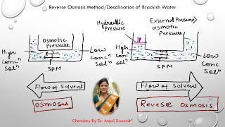 Reverse Osmosis Method By Dr Anjali Ssaxena [upl. by Seidnac]